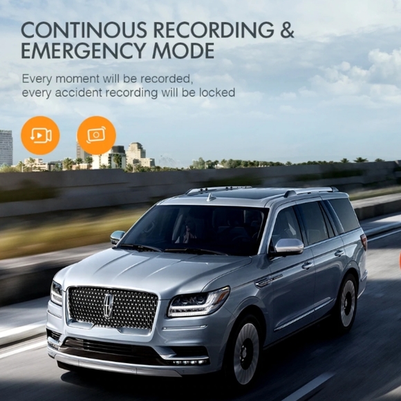 Apeman C860 1520P Dual Dash Cam with Front and Rear Camera - Picture 4 of 11